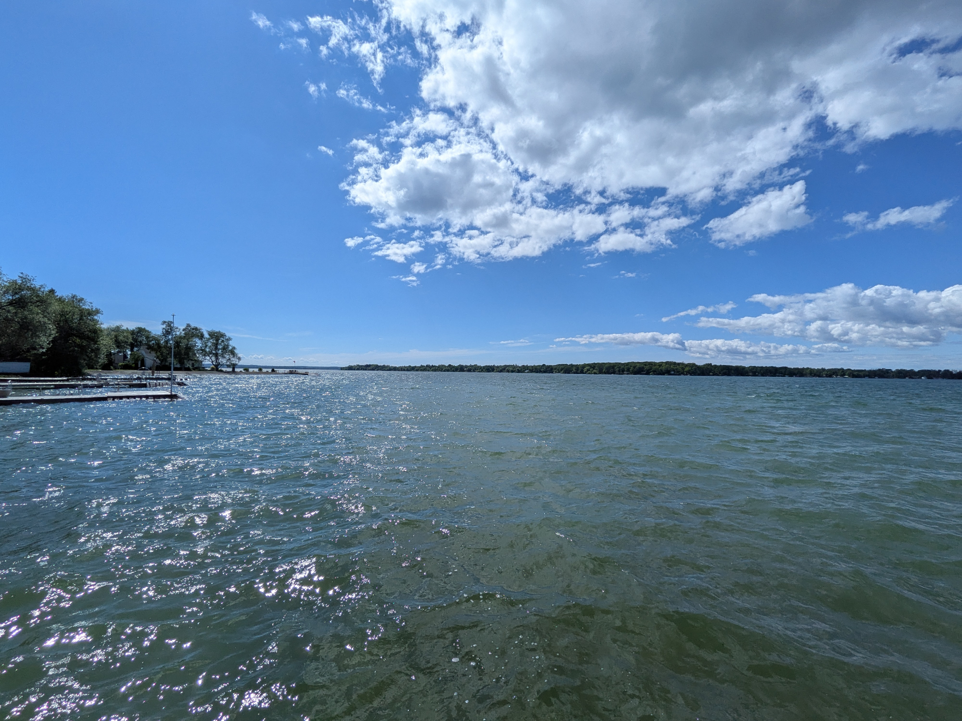 Lake Simcoe shoreline in Georgina, Ontario